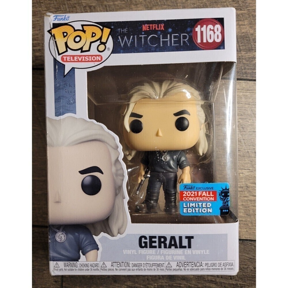 Geralt The Witcher Funko Pop (fall 2021 convention-limited edition)